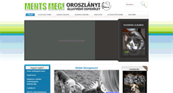 Desktop Screenshot of ments-meg.hu